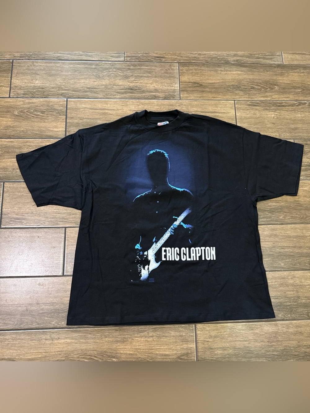 Vintage 90s HANES Adult XL  Black Eric Clapton Nothing But The Blues T Shirt